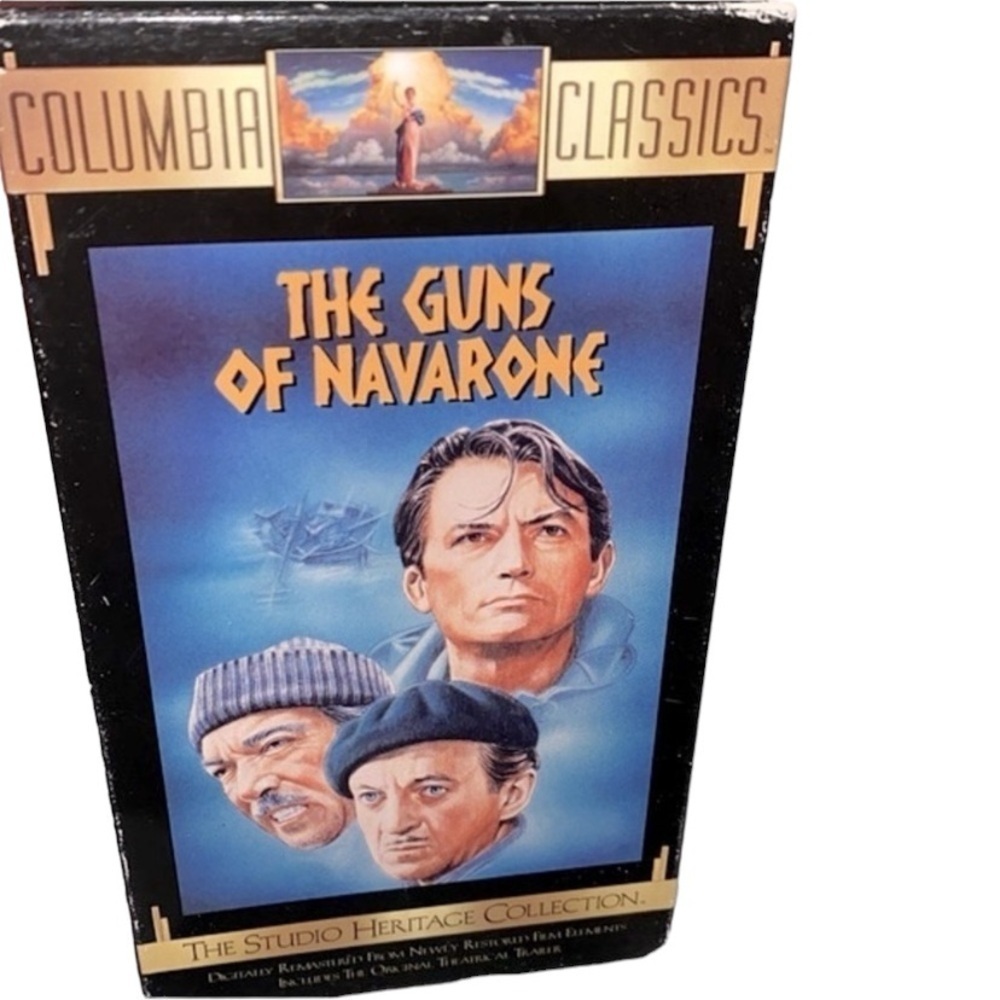 The Guns of Navarone vintage movie on VHS